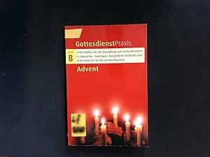 Bild des Verkufers fr Advent. Gottesdienste, Andachten, Predigten, Szenen und liturgische Stcke. zum Verkauf von Antiquariat Bookfarm