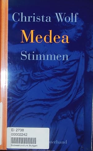 Bild des Verkufers fr Medea. Stimmen. Roman. zum Verkauf von Antiquariat Bookfarm