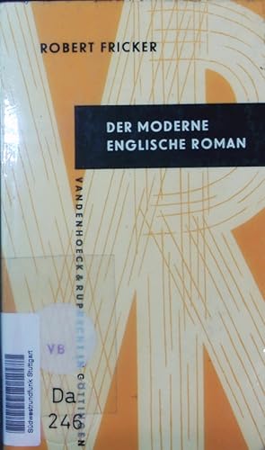 Imagen del vendedor de Der Moderne Englische Roman. a la venta por Antiquariat Bookfarm