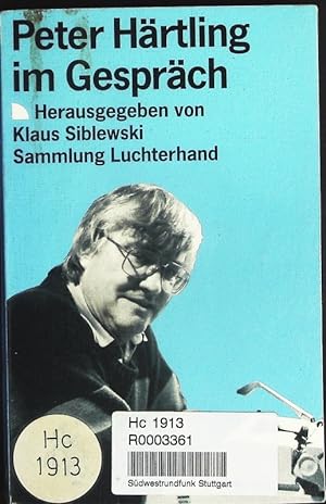Imagen del vendedor de Peter Hrtling im Gesprch. a la venta por Antiquariat Bookfarm