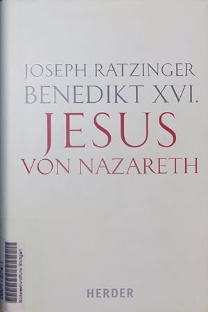 Seller image for Erster Teil: Von der Taufe im Jordan bis zur Verklrung. Jesus von Nazareth. for sale by Antiquariat Bookfarm