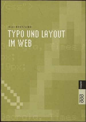 Typo und Layout im Web Rororo 61211 rororo Computer