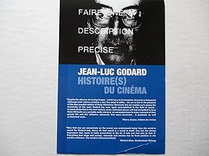 Immagine del venditore per Jean-Luc Godard Histoire(s) du Cinema 5 CD set available at Barnes and Noble 2000 postcard venduto da ANARTIST