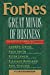Image du vendeur pour Forbes Great Minds of Business [Soft Cover ] mis en vente par booksXpress