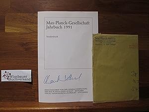 Immagine del venditore per SIGNIERT Sonderdruck: Vom Ei zum Organismus - Prinzipien der biologischen Gestaltbildung am Beispiel der Fliege. In: Max-Planck Gesellschaft Jahrbuch 1991 /// Autogramm Autograph signiert signed signee venduto da Antiquariat im Kaiserviertel | Wimbauer Buchversand