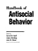 Seller image for Handbook of Antisocial Behavior [Soft Cover ] for sale by booksXpress