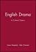 Seller image for English Drama: A Cultural History [Soft Cover ] for sale by booksXpress