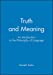 Imagen del vendedor de Truth and Meaning: An Introduction to the Philosophy of Language [Soft Cover ] a la venta por booksXpress