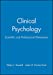 Seller image for Clinical Psychology: Scientific and Professional Dimensions [Soft Cover ] for sale by booksXpress