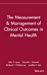 Bild des Verkufers fr The Measurement & Management of Clinical Outcomes in Mental Health [Hardcover ] zum Verkauf von booksXpress
