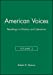Seller image for American Voices, Volume 2: Readings in History and Literature [Soft Cover ] for sale by booksXpress