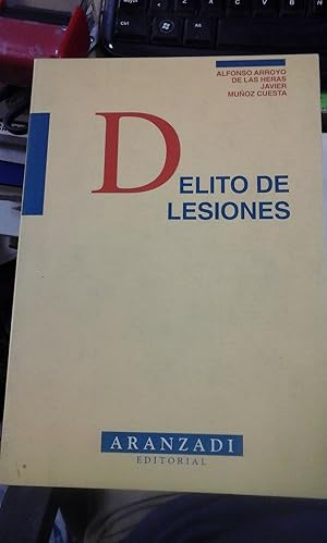 Imagen del vendedor de DELITO DE LESIONES (Pamplona, 1993) a la venta por Multilibro