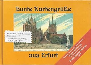 Seller image for Bunte Kartengre aus der thringischen Landeshauptstadt Erfurt for sale by Klaus Kreitling