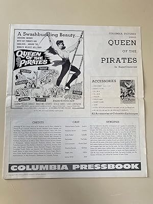 Seller image for Queen of the Pirates Pressbook 1961 Gianna Maria Canale, Massimo Serato for sale by AcornBooksNH