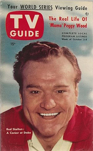 TV Guide October 2, 1953 Red Skelton, World Series