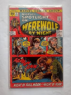 Marvel Spotlight on. WereWolf by Night: NIght of full Moon--Night of fear. Número 2.