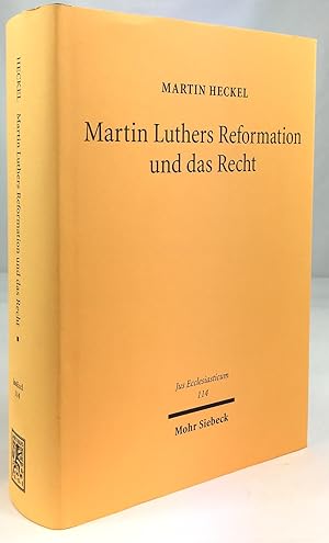 Bild des Verkufers fr Martin Luthers Reformation und das Recht. Die Entwicklung der Theologie Luthers und ihre Auswirkung auf das Recht unter den Rahmenbedingungen der Reichsreform und der Territorialstaatsbildung im Kampf mit Rom und den " Schwrmern ". zum Verkauf von Antiquariat Heiner Henke