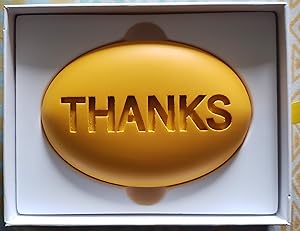 Visible Marker "THANKS" in yellow: Object by Allan McCollum: MoMA 2019