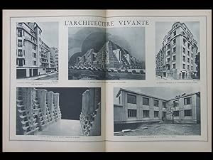 L'ART VIVANT, ANNEE COMPLETE 1928 - ART DECO, LE CORBUSIER, HENRI SAUVAGE, CHAREAU