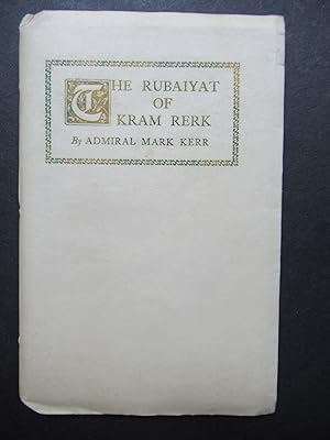 THE RUBAIYAT OF KRAM RERK