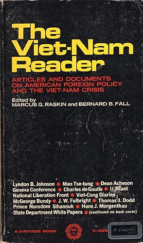 Imagen del vendedor de The Viet-nam Reader: Aricles and Documents on American Foreign Policy and the Viet-Nam Crisis -- V-309 a la venta por A Cappella Books, Inc.