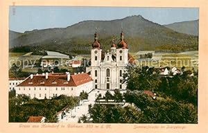 Postkarte Carte Postale 73809043 Haindorf Isergebirge Hejnice CZ Ortsansicht mit Kirche Sommerfri...