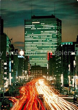 Postkarte Carte Postale 73805117 Tokyo Tokio JP Kasumigaseki Building Downtown at night