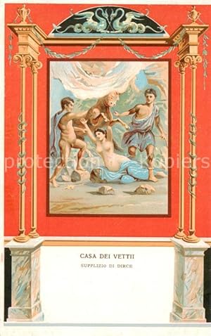 Seller image for Postkarte Carte Postale 73806626 Pompei IT Casa dei Vetii Supplizio di Circe for sale by Versandhandel Boeger