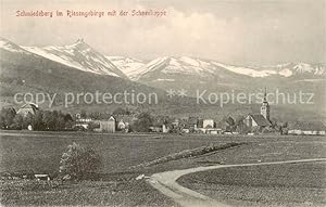 Postkarte Carte Postale 73808798 Schmiedeberg Riesengebirge Smideberk Kovarska CZ Panorama mit Sc...