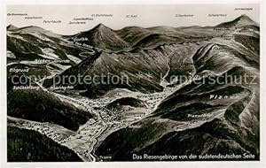Bild des Verkufers fr Postkarte Carte Postale 73805841 Riesengebirge Boehmischer Teil Panorama zum Verkauf von Versandhandel Boeger