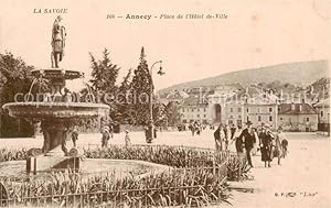Postkarte Carte Postale 13824612 Annecy 74 Haute-Savoie Place de lHotel de Ville
