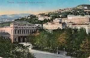 Postkarte Carte Postale 73818932 Trieste Triest IT Stazione della ferrovia Meridionale