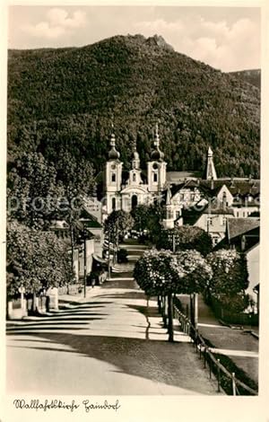 Postkarte Carte Postale 73818538 Haindorf Isergebirge Hejnice CZ Wallfahrtskirche mit dem Nussste...