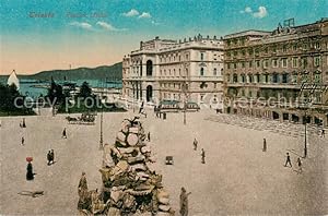 Postkarte Carte Postale 73818902 Trieste Triest IT Piazza Unita