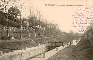 Postkarte Carte Postale 13821701 Moncrabeau 47 Lot-et-Garonne Vue de lEcluse et du Canal
