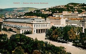 Postkarte Carte Postale 73818909 Trieste Triest IT Stazione della ferroviz Meridionale