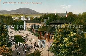 Postkarte Carte Postale 73824031 Bad Salzbrunn Szczawno-Zdroj PL Die Elisenhalle mit dem Hochwald