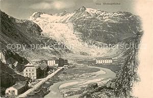 Bild des Verkufers fr Postkarte Carte Postale 13828328 Rhonegletscher Glacier du Rhone VS Panorama zum Verkauf von Versandhandel Boeger