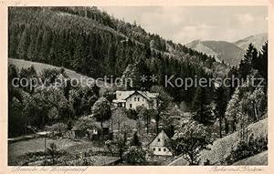 Postkarte Carte Postale 73820891 Lomnitz Lainsitz Lomnice Luznici Partie mit Foersterei Lomnitz L...