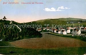 Postkarte Carte Postale 73824016 Bad Salzbrunn Szczawno-Zdroj PL Panorama mit Prinzenhoehe