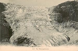 Bild des Verkufers fr Postkarte Carte Postale 13828316 Rhonegletscher Glacier du Rhone VS Panorama zum Verkauf von Versandhandel Boeger