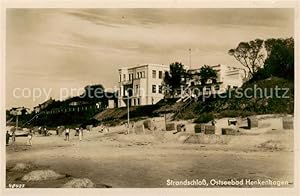 Postkarte Carte Postale 73831796 Henkenhagen Ustronie Morskie PL Strandschloss Henkenhagen Hotel ...