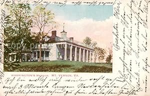 Postkarte Carte Postale 73831390 Mount Vernon Virginia USA Washingtons Mansion