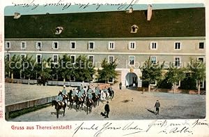 Postkarte Carte Postale 73832834 Theresienstadt Terezin CZ Kaserne Kavallerieabteilung