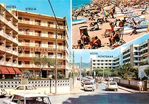 Seller image for Postkarte Carte Postale 73834783 Pineda de Mar ES Hotel Stella Hotel Montemar Strandpartie for sale by Versandhandel Boeger