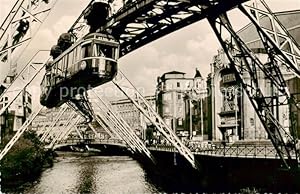 Bild des Verkufers fr Postkarte Carte Postale 73832265 Elberfeld Wuppertal Schwebebahn am Thalia Theater Elberfeld Wuppertal zum Verkauf von Versandhandel Boeger