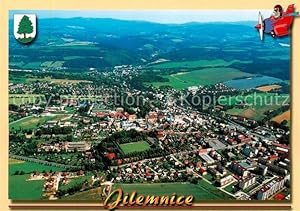 Postkarte Carte Postale 73834933 Jilemnice CZ Fliegeraufnahme