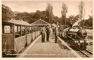 Postkarte Carte Postale 73833026 Romney Marsh UK Hythe Station Hythe and Dymchurch Railway