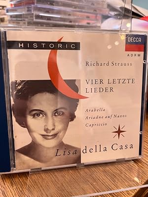 Seller image for Strauss: Vier letzte Lieder; Arabella; Ariadne auf Naxos; Caapriccio. Lisa della Casa; Wiener Philharmoniker. for sale by Altstadt-Antiquariat Nowicki-Hecht UG