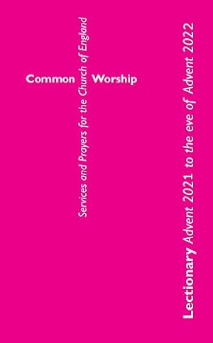 Bild des Verkufers fr Common Worship Lectionary: Advent 2021 to the Eve of Advent 2022 (Standard Format) zum Verkauf von WeBuyBooks